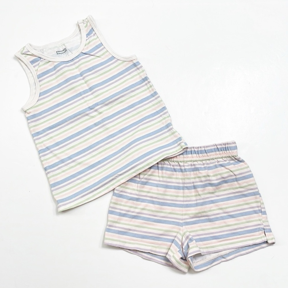 Garanimals toddler girls striped matching set